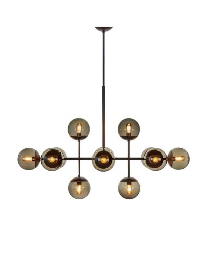 Rubn Lord Ballroom Pendel B: 153 cm - Sort/smoke