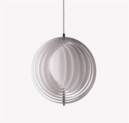 Verpan Moon Opal Pendant Ø: 34 cm - White 