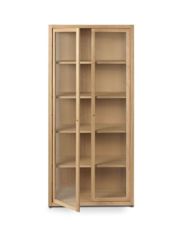 Ferm Living Reed Vitrine - Natural Oak 
