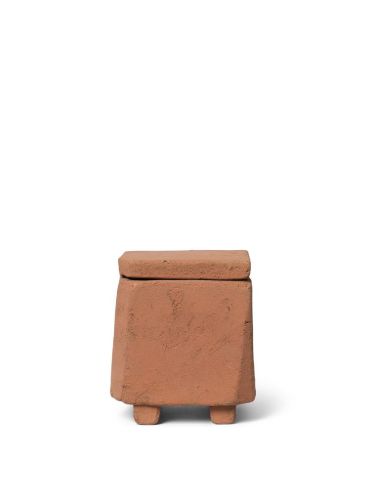 Ferm Living Kurinu Scented Candle H: 10,5 cm - Terracotta