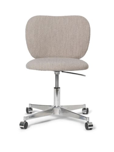 Ferm Living Rico Chair H: 80 cm - Bouclé/Natural