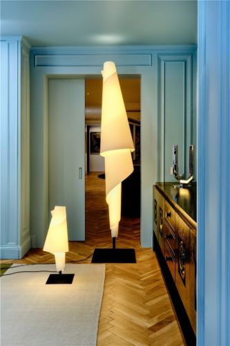Parachilna Alta Costura Gulvlampe H: 260 cm - Hvid