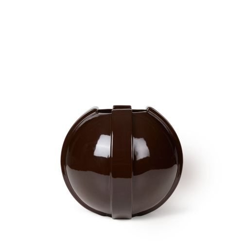 Louise Roe Vinci Vase #01 H: 29 cm - Dark Brown