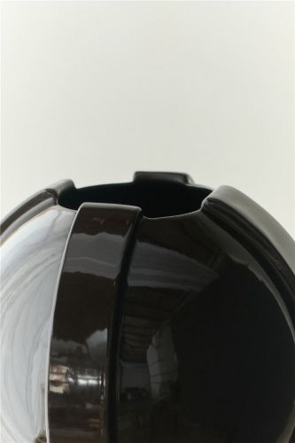 Louise Roe Vinci Vase #01 H: 29 cm - Dark Brown