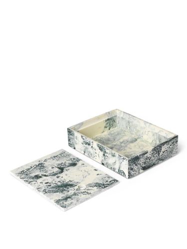Ferm Living Mist Box - 15x20 cm - Emerald Off-white