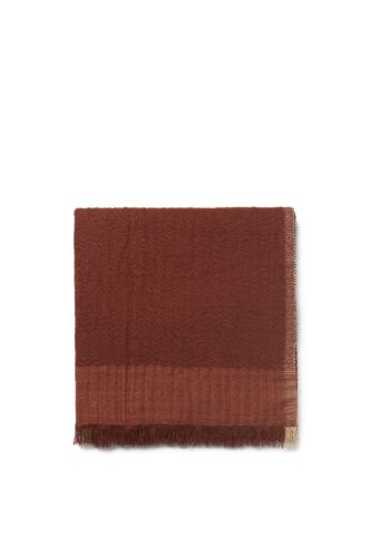 Ferm Living Weaver Plaid 120x170 cm - Red Brown