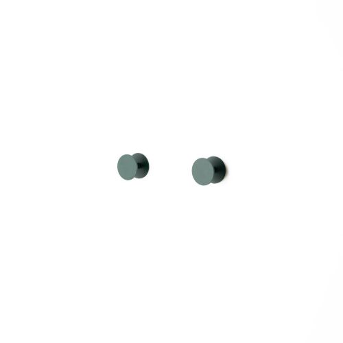 raawii Pipeline  Hook  - Set Of 2 - 8x8 cm - Moss Green