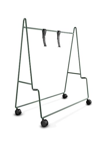Please Wait To Be Seated Carry TV Stander H: 92 cm - Cedar Green M/Hjul