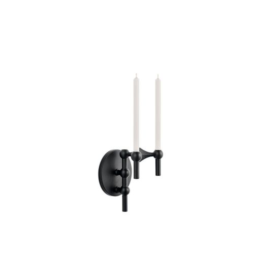 STOFF Nagel Wall Hanger Ø: 11 cm - Black 