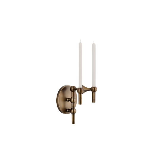 STOFF Nagel Wall Hanger Ø: 11 cm - Bronzed Brass