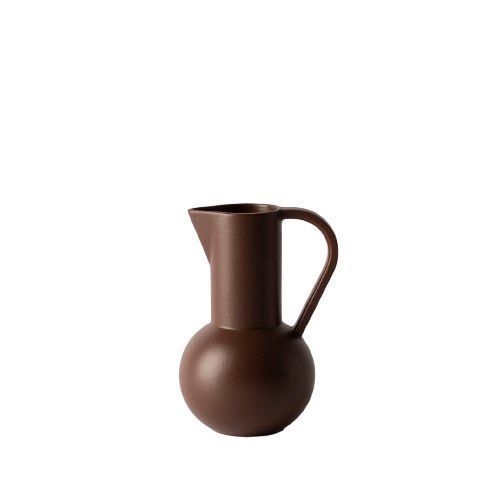 raawii Strøm Small Kande H: 20 cm - Chocolate