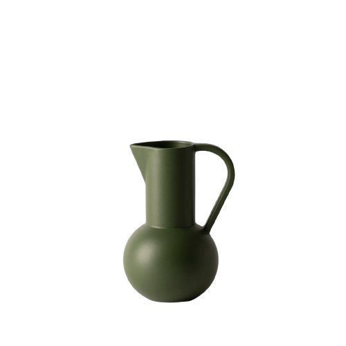 raawii Strøm Small Kande H: 20 cm - Deep Green