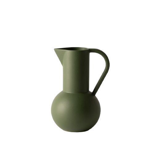 raawii Strøm Medium Kande H: 24 cm - Deep Green