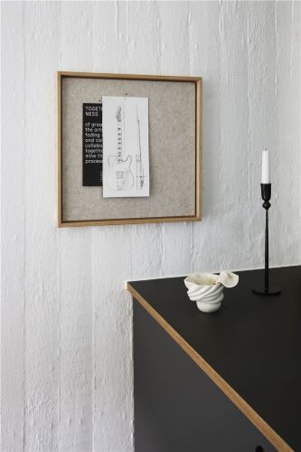 Hemverk RECY Pinboard 40x40 cm - Beige