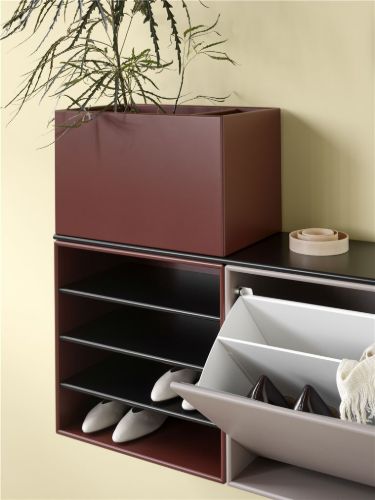Montana Hide Skoskab 69,6x46,8x20 cm - 148 Flint