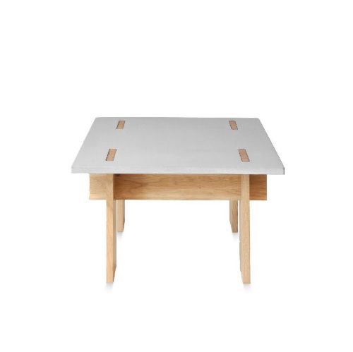 Eberhart Furniture Arnold H: 38 cm - Dark Concrete / Dark Oak