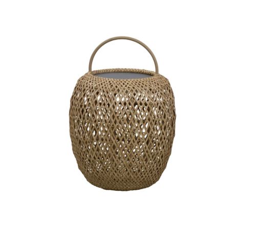 Cane-line Outdoor Illusion Glow Lampe m. Stander H: 161 cm - Taupe/Natural