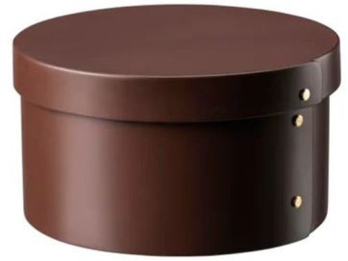 FDB Møbler X3 Drejø Opbevaringsboks Ø: 22 cm - Chokolade Brun