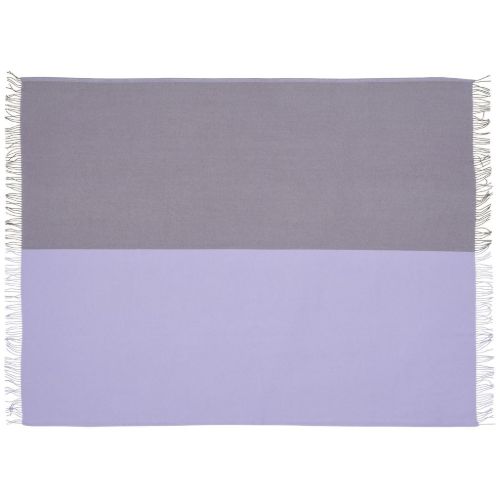 Silkeborg Uldspinderi Secret Plaid 130x190 cm - Clay/Lilac