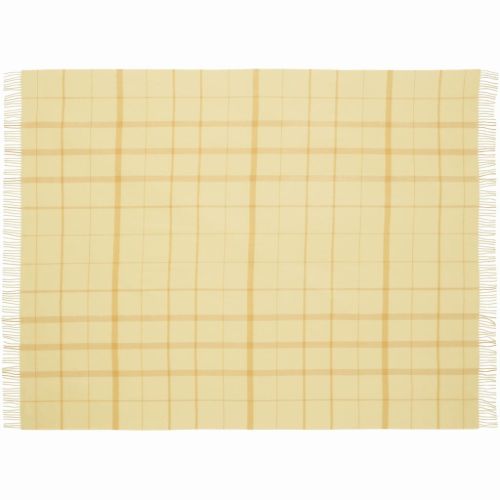 Silkeborg Uldspinderi Warp and Weft Balance Plaid 130x190 cm - Chamomile/Mustard