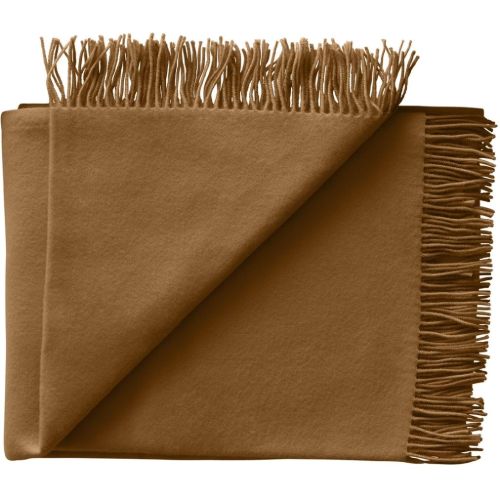 Silkeborg Uldspinderi Secret Plaid 130x190 cm - Ocher/Caramel