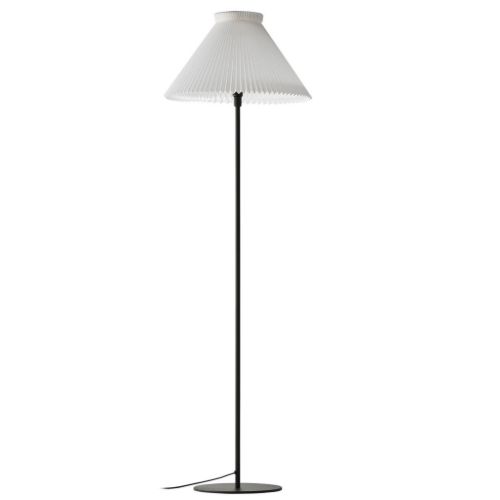 Le Klint 334 Gulvlampe Høj H: 155 cm - Sort/Papir Hvid