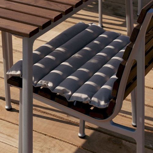 HAY Quilted Seat Cushion For Traverse Lounge Chair B: 61,5 cm - Beige Sand 