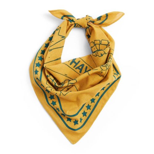 HAY Dogs Scarf 55x55 cm - Ochre