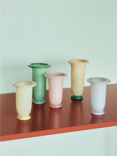 HAY Empire Vase H: 21 cm - Ice Blue 