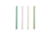 Billede af HAY Square Candle Set of 4 pcs H: 24 cm - Fresh OUTLET