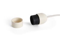 Billede af HAY Common Table Cord Set L: 240 cm - Clay White