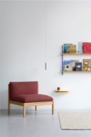 Billede af Moebe Half Moon Hylde Small 24x12 cm - Sand