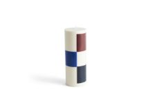 Billede af HAY Column Candle Large H: 25 cm - Off-white, Brown, Black and Blue OUTLET