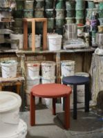 Billede af FDB Møbler D108 Ragnesminde Sofabord Ø: 35 cm - Midnight Blue