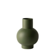 Billede af raawii Strøm Large Vase H: 24 cm - Deep Green