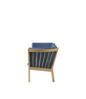 Billede af FDB Møbler J148 2 pers. Sofa Erik Ole Jørgensen L: 153 cm - Eg Natur/Dark Blue