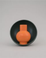 Billede af raawii Strøm XL Vase H: 33 cm - Vibrant Orange