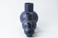 Billede af raawii Strøm XL Vase H: 33 cm - Blue