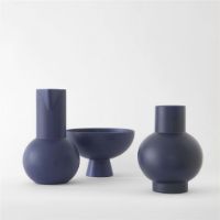 Billede af raawii Strøm XL Vase H: 33 cm - Blue