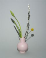 Billede af raawii Strøm XL Vase H: 33 cm - Coral Blush