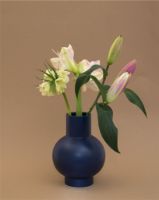 Billede af raawii Strøm XL Vase H: 33 cm - Horizon Blue