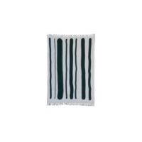Billede af raawii Patch Blanket 150x250 cm - Green/Porcelain