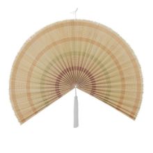 Billede af Bloomingville Jaime Vægdekoration 160x80 cm - Gul Bambus 