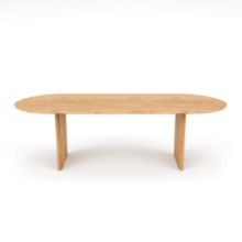 Billede af Sibast Furniture No 7 Dining Table Oval L: 240 cm - Naturolieret Eg