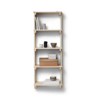 Billede af Form & Refine Beam Væg Hylde m. 5 Hylder B: 60 cm  - Fyrretræ 
