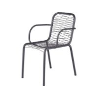 Billede af Mandalay Ivy Wire Havestol SH: 43,5 cm - Antracit