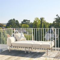 Billede af Mandalay Ivy Loungestol m. Udtræk SH: 42 cm - Taupe 