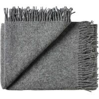 Billede af Silkeborg Uldspinderi Season Plaid 130x200 cm - Dark Nordic Grey 