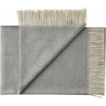 Billede af Silkeborg Uldspinderi La Paz Plaid 130x200 cm - Light Grey