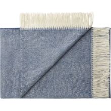 Billede af Silkeborg Uldspinderi La Paz Plaid 130x200 cm - Denim Blue
